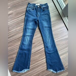 KANCAN | Dark Blue Wash | Flare Jeans | Size 3 / 25